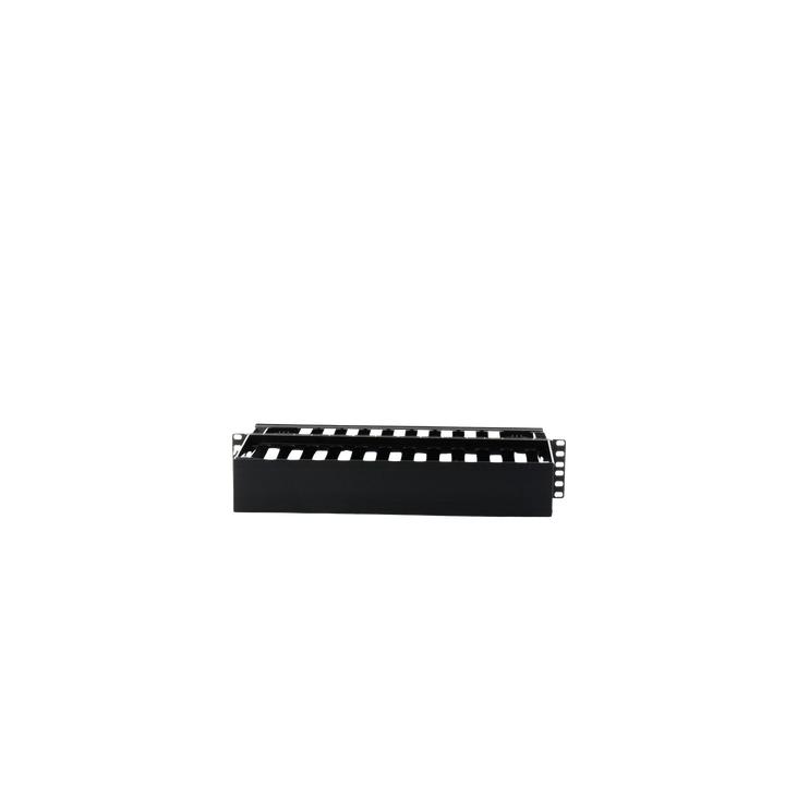 Organizador de Cables Horizontal PatchLink, Doble (Frontal y Posterior), Para Rack de 19in, 2UR