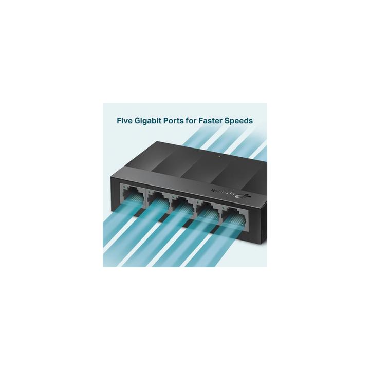 Switch para escritorio 5 puertos 10/100/1000Mbps