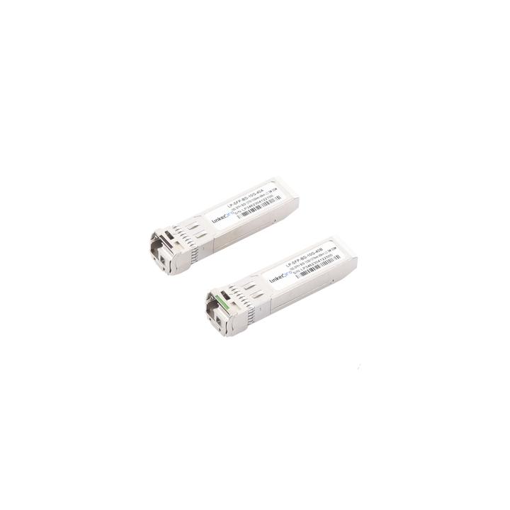 Transceptores Ópticos Bidireccionales SFP+ (Mini-Gbic) / Monomodo 1270 & 1330 nm / 10 Gbps / 1000BASE-BX / Conector