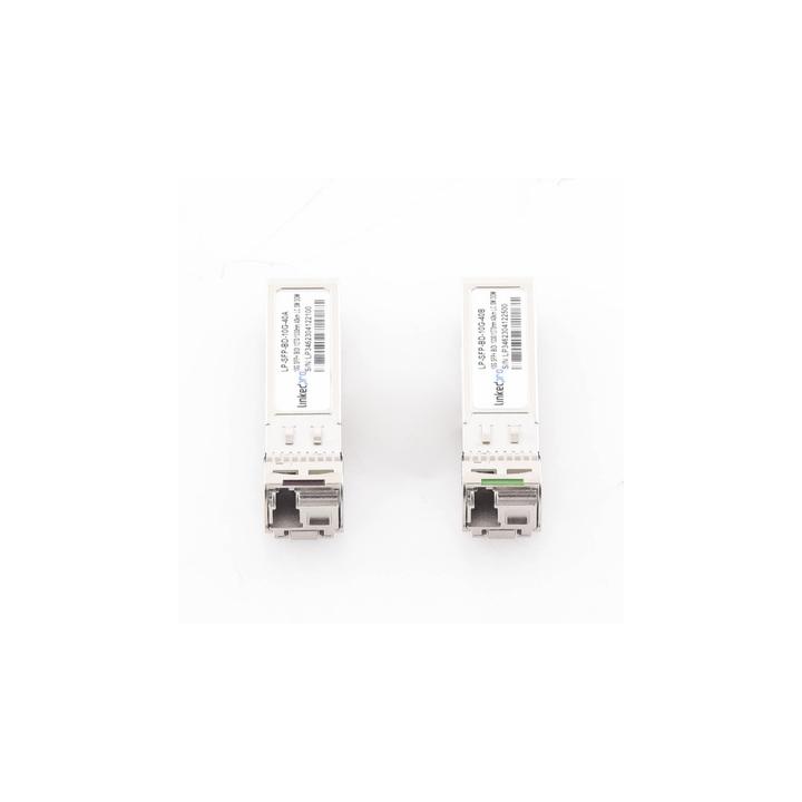 Transceptores Ópticos Bidireccionales SFP+ (Mini-Gbic) / Monomodo 1270 & 1330 nm / 10 Gbps / 1000BASE-BX / Conector