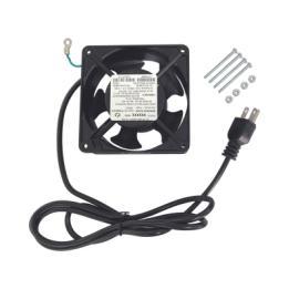 Ventilador 110 Vca de 12 x 12 cm con Cable y Clavija
