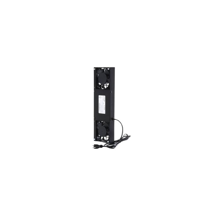 Kit de 2 Ventiladores (12 x 12 cm) con 3 Tomas de Corriente 110 Vca/50 Hz con Clavija