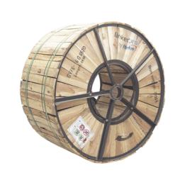 Carrete de 4 Kilómetros de Fibra Óptica para Exterior G.652D, Armada, Monomodo de 6 Hilos, Loose Tube, Color Negro,