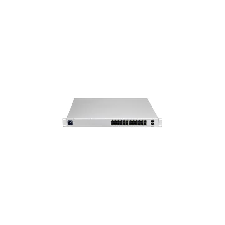 UniFi Switch USW-Pro-24-POE Gen2, con funciones capa 3, de 24 puertos PoE 802.3at/bt + 2 puertos 1/10G SFP+, 400W,