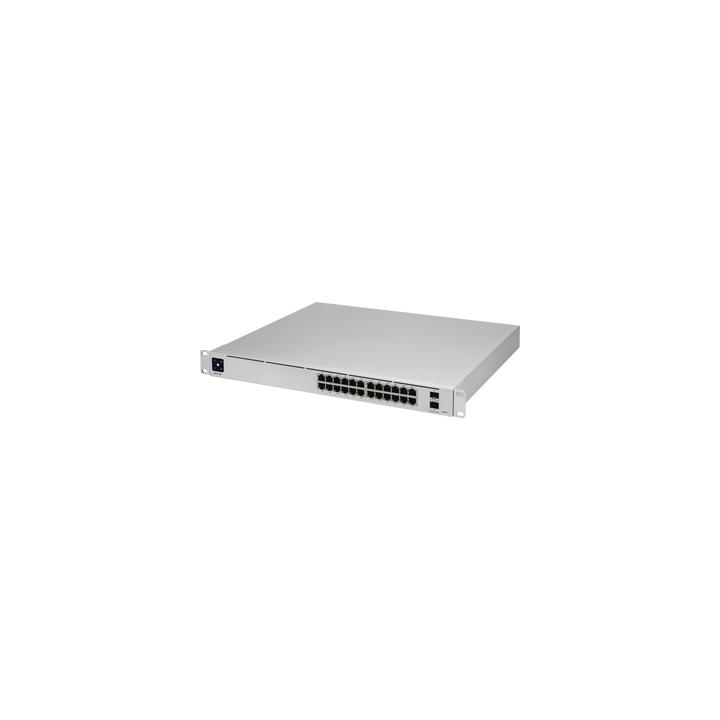 UniFi Switch USW-Pro-24-POE Gen2, con funciones capa 3, de 24 puertos PoE 802.3at/bt + 2 puertos 1/10G SFP+, 400W,