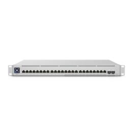 UniFi Switch Empresarial Capa 3 de 24 puertos PoE 802.3af/at (12 puertos 2.5G y 12 puertos 1G) + 2 puertos 1/10G SFP+,
