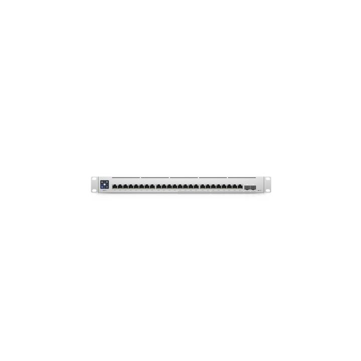 UniFi Switch Empresarial Capa 3 de 24 puertos PoE 802.3af/at (12 puertos 2.5G y 12 puertos 1G) + 2 puertos 1/10G SFP+,