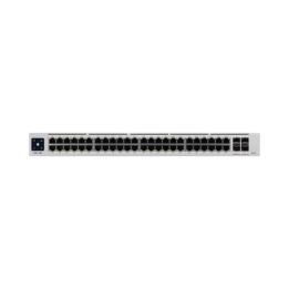 UniFi Switch USW-Pro-48-POE Gen2, Capa 3 de 48 puertos PoE 802.3at/bt + 4 puertos 1/10G SFP+, 600W, pantalla informativa