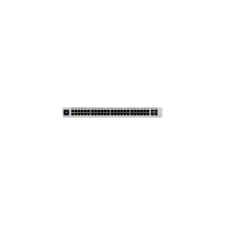 UniFi Switch USW-Pro-48-POE Gen2, Capa 3 de 48 puertos PoE 802.3at/bt + 4 puertos 1/10G SFP+, 600W, pantalla informativa