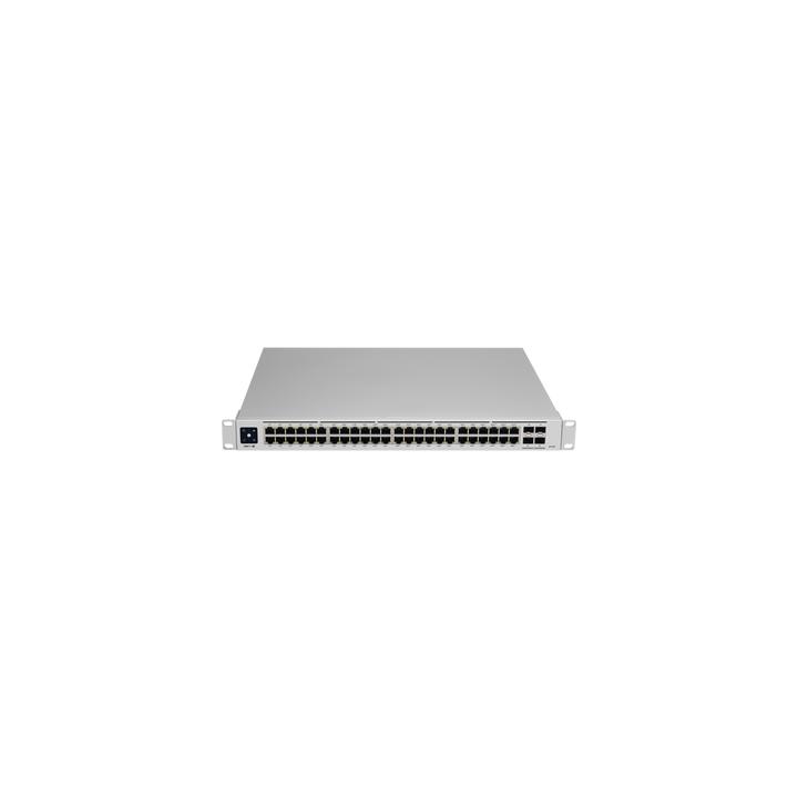 UniFi Switch USW-Pro-48-POE Gen2, Capa 3 de 48 puertos PoE 802.3at/bt + 4 puertos 1/10G SFP+, 600W, pantalla informativa