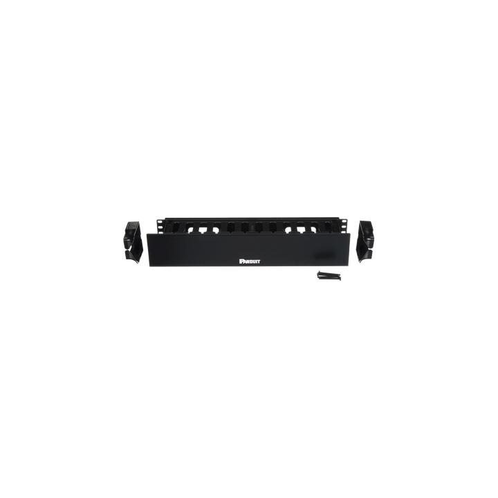 Organizador de Cables Horizontal PatchLink, Sencillo (Solo Frontal), Con Tapa Extendida, Para Rack de 19in, 2UR