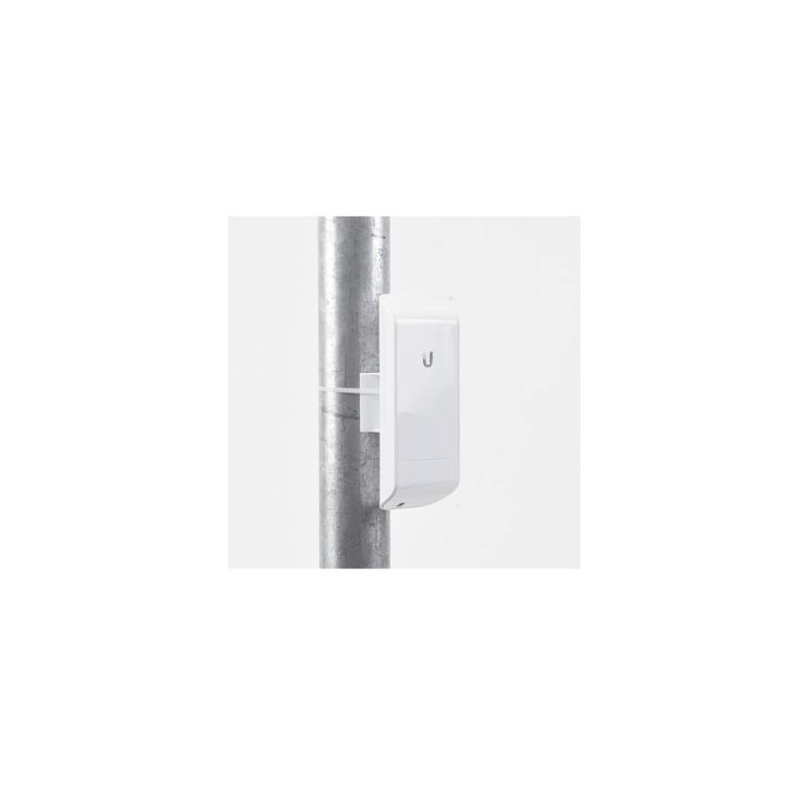 NanoStation airMAX locoM2 CPE, hasta 150 Mbps, frecuencia 2 GHz (2412-2462 MHz) con antena integrada de 8 dBi
