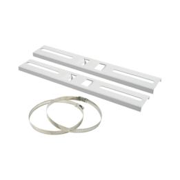 Montaje de Metal para Poste Universal para Gabinetes de Ancho Hasta 30 cm.