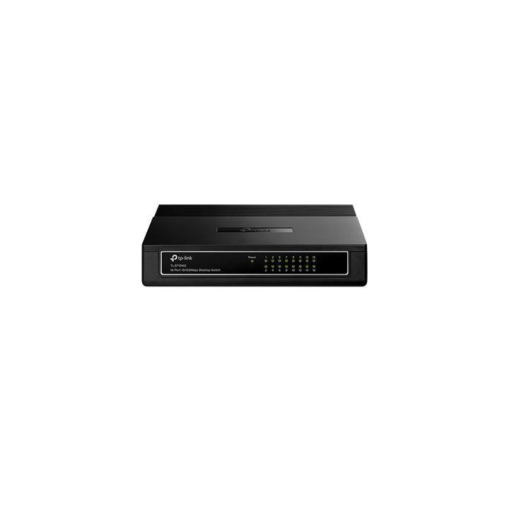 Switch no administrable de 16 puertos 10/100 Mbps para escritorio