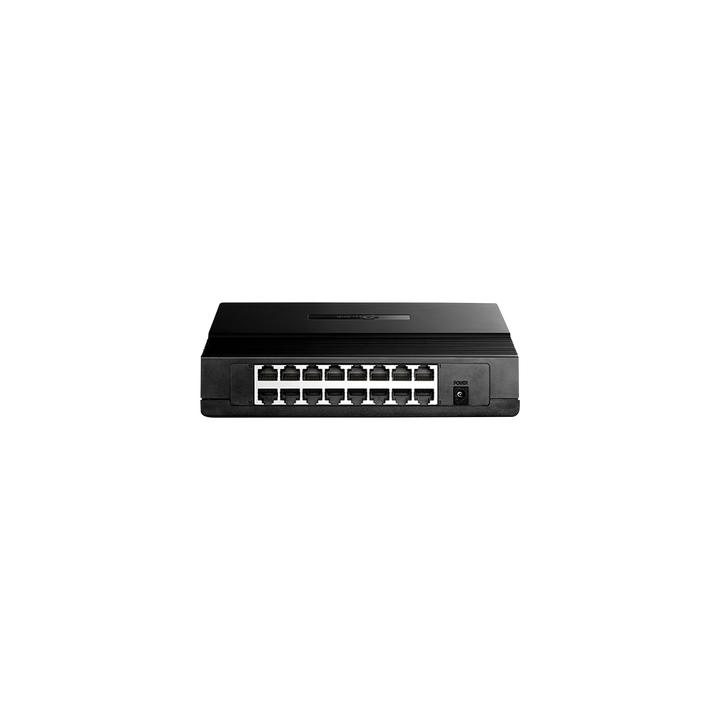 Switch no administrable de 16 puertos 10/100 Mbps para escritorio