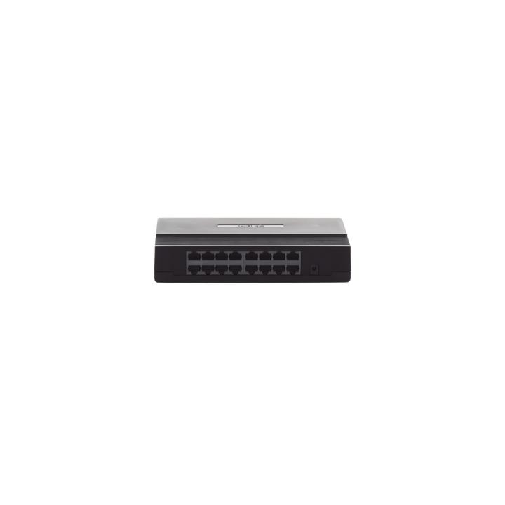 Switch no administrable de 16 puertos 10/100 Mbps para escritorio