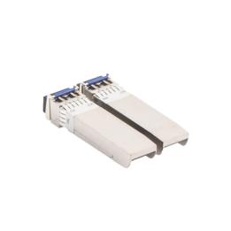 UFiber Módulo SFP+ 10G, transceptor MiniGibic MonoModo 10 Gbps, distancia 10 km, conectores LC, 2 hilos (duplex),