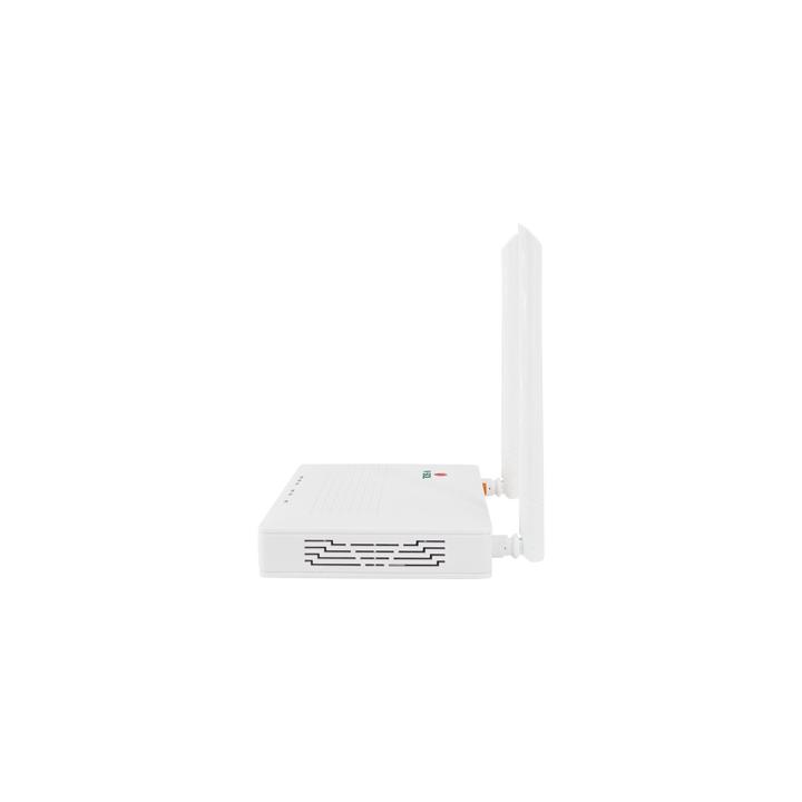 ONU Dual G/EPON con Wi-Fi en 2.4 GHz + 4 puertos LAN Gigabit, hasta 300 Mbps vía inalámbrico