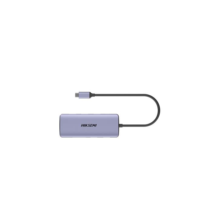 Hub (Adaptador) USB - C / 8 en 1 / 1 Salida HDMI (4K) / 1 Salida USB 2.0 / 3 Salidas USB 3.0 / 1 Salida SD (Memoria SD)