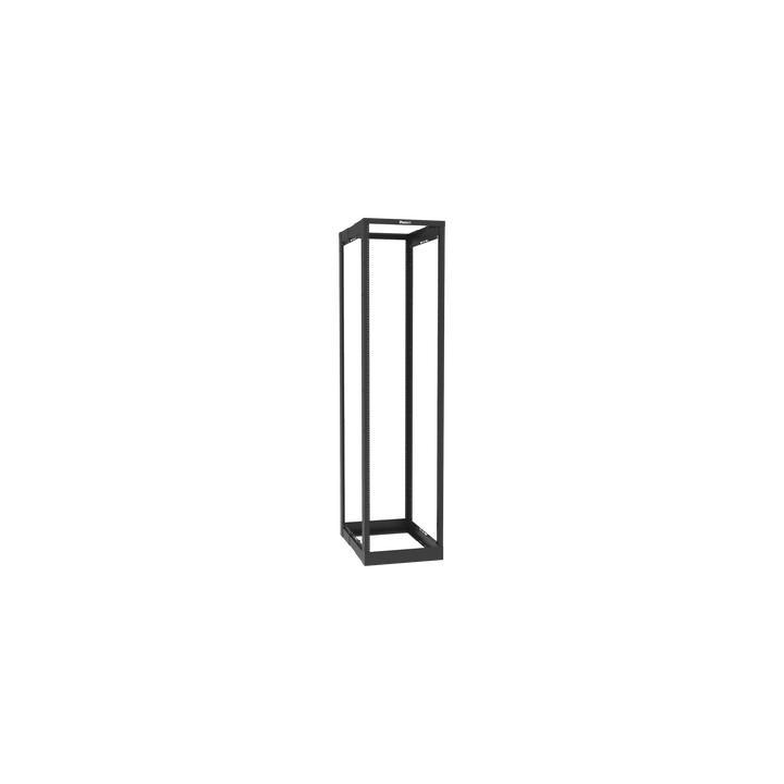 Rack de Cuatro Postes Estándar de 19", Rieles Roscados #12-24, Profundidad Ajustable de 23 a 42 in, 45 Unidades de