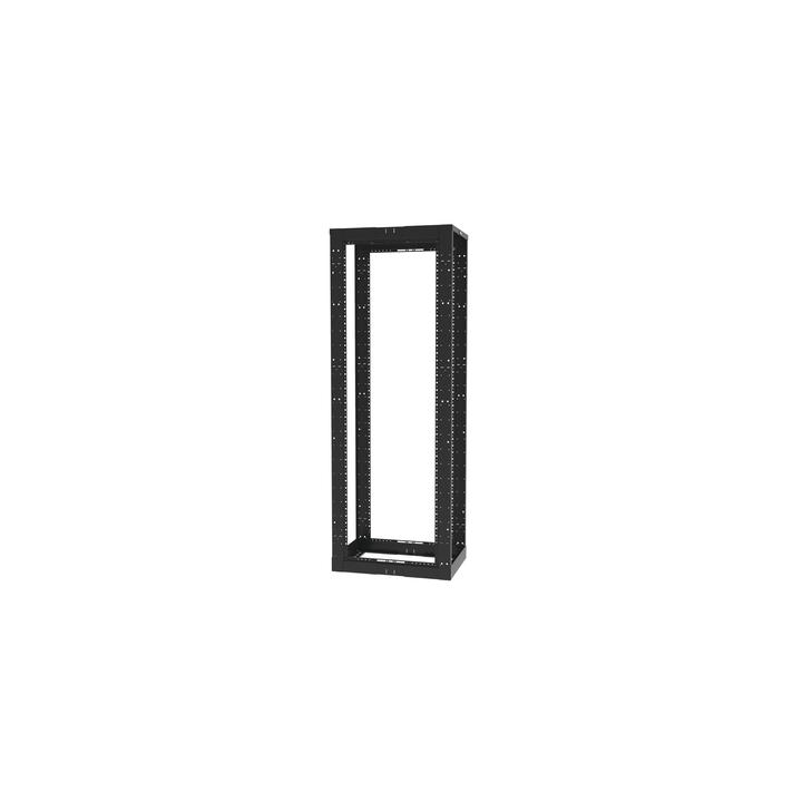 Rack de Cuatro Postes Estándar de 19", Rieles Roscados #12-24, Profundidad Ajustable de 23 a 42 in, 45 Unidades de