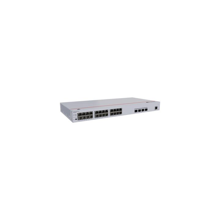 Switch de Acceso eKit Administrable / Capa 2 / 24 Puertos PoE+ Gigabit + 4 Puertos SFP+/SFP + Puerto de Consola  / Poe