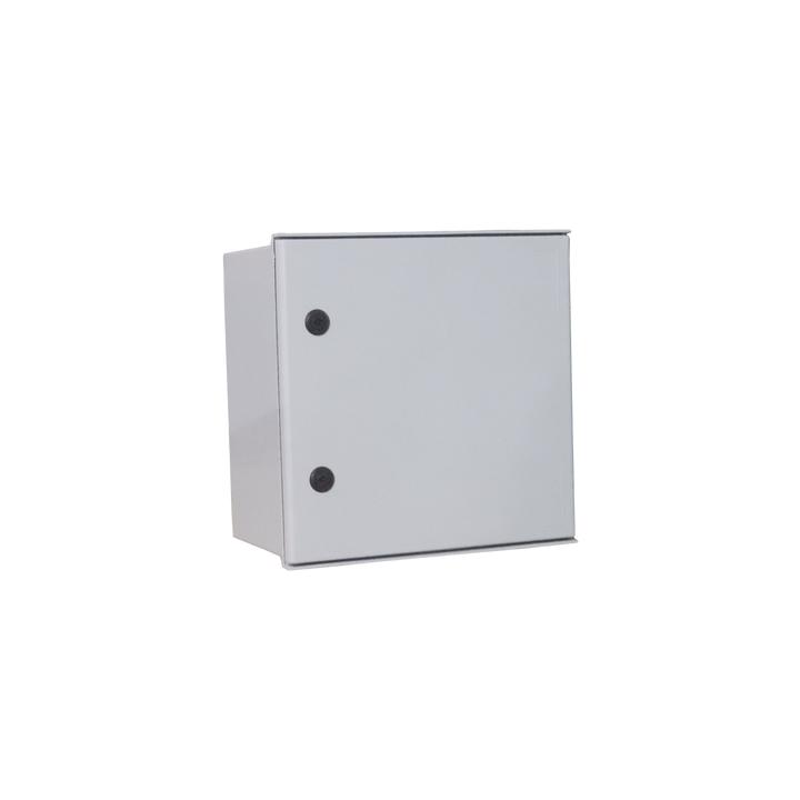 Gabinete de Poliéster IP65 Uso en Intemperie (400 x 400 x 200 mm) con Placa Trasera Interior de Plástico (Incluye