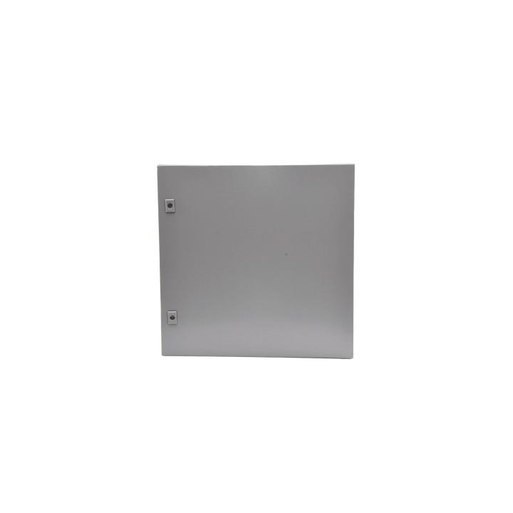 Gabinete de Acero, Nema 4 -IP 66 de 60 x 60 x 25 cm con Platina y certificado UL.