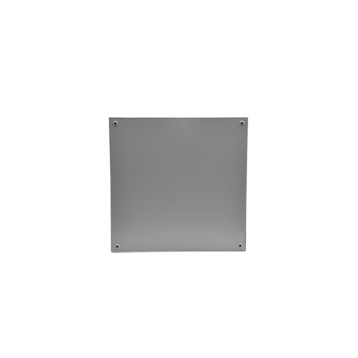 Gabinete de Acero, Nema 4 -IP 66 de 60 x 60 x 25 cm con Platina y certificado UL.