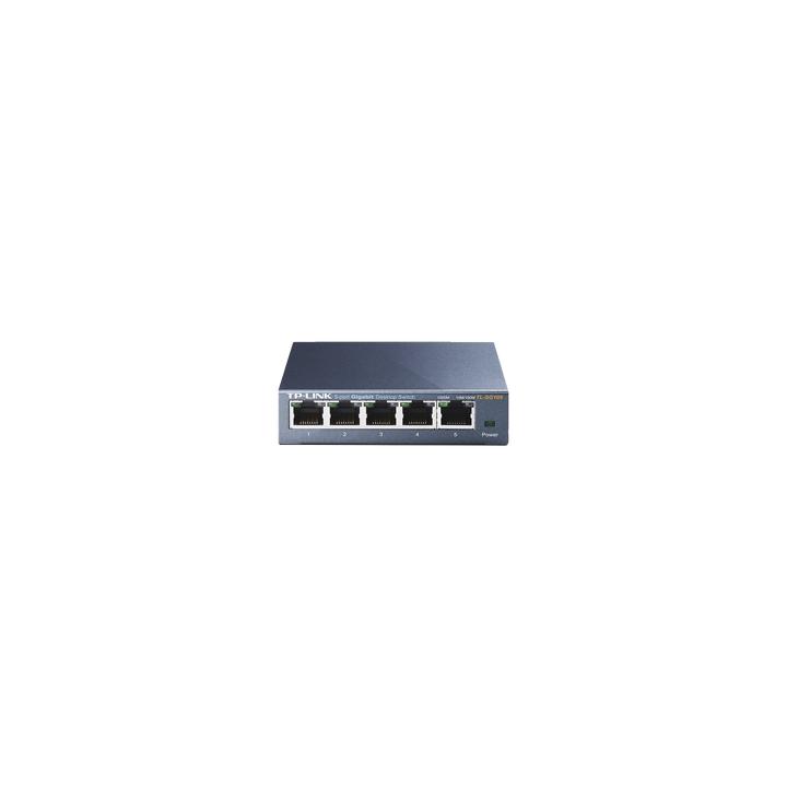 Switch Gigabit no administrable de 5 puertos 10/100/1000 Mbps