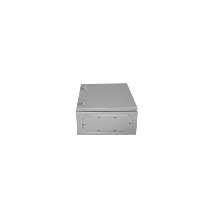 Gabinete de Acero IP66 Uso en Intemperie (500 x 700 x 250 mm) con Placa Trasera Interior Metálica y Compuerta Inferior