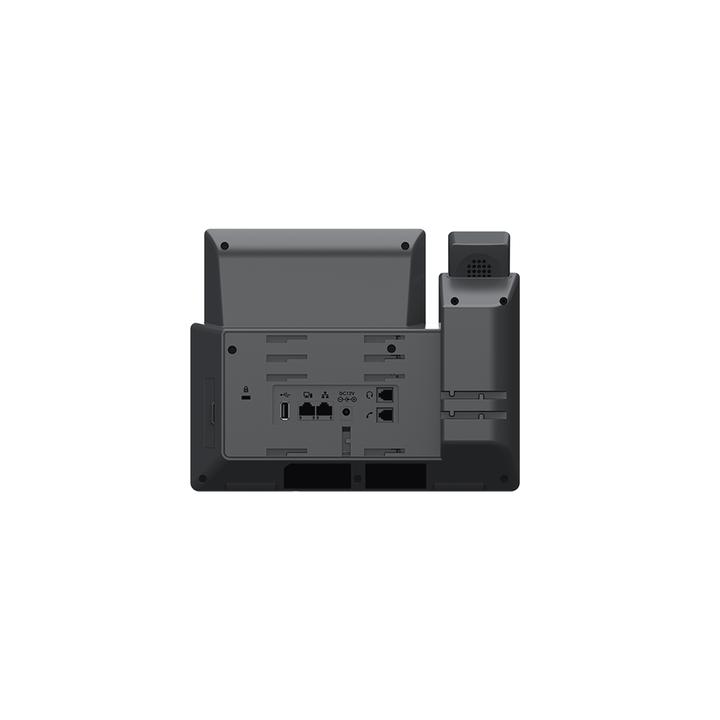 Teléfono IP Wi-Fi, Grado Operador, 14 líneas SIP con 6 cuentas, pantalla LCD  5", puertos Gigabit, Bluetooth, PoE,