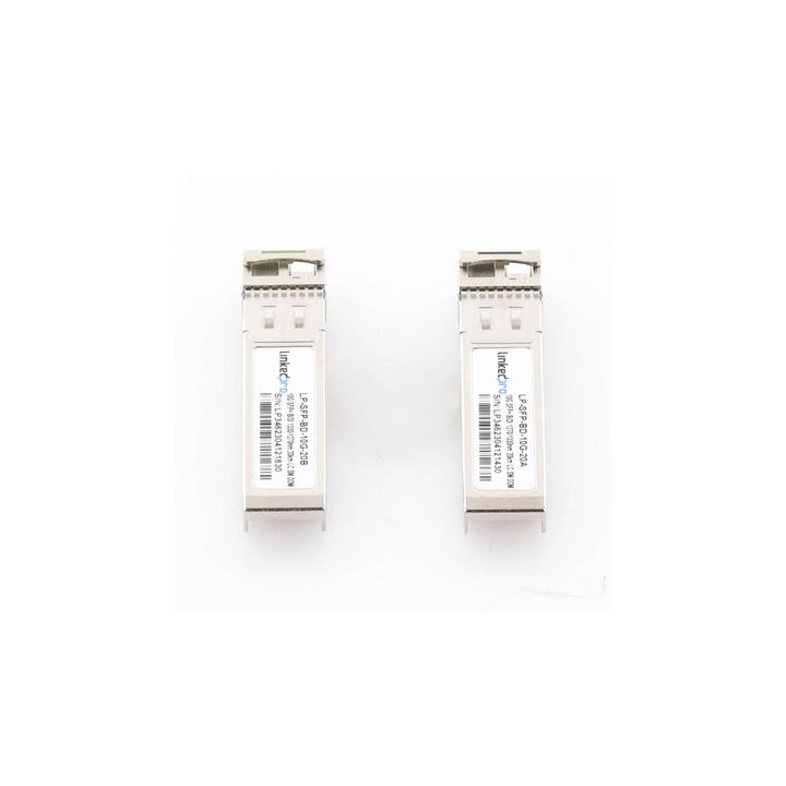 Transceptores Ópticos Bidireccionales SFP+ (Mini-Gbic) / Monomodo 1270 & 1330 nm / 10 Gbps / 1000BASE-BX / Conector