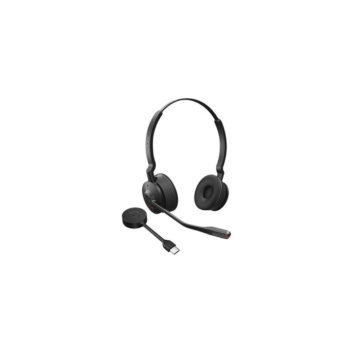 Jabra Engage 55, Auricular stereo versión MS con aislamiento de ruido activa, adaptador DECT USB-A (9559-450-125)