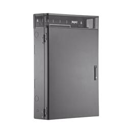 Gabinete de Montaje en Pared TrueEdge™, Con 3 UR para Equipo Activo y 3 UR para Paneles de Parcheo, Fabricado en