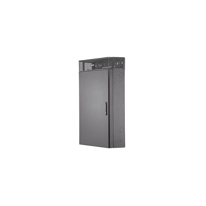 Gabinete de Montaje en Pared TrueEdge™, Con 3 UR para Equipo Activo y 3 UR para Paneles de Parcheo, Fabricado en