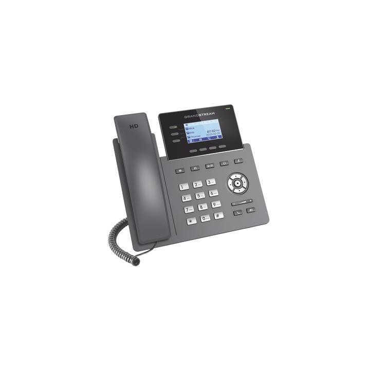 Teléfono IP Grado Operador, 3 líneas SIP con 6 cuentas, puertos Gigabit, codec Opus, IPV4/IPV6 con gestión en la