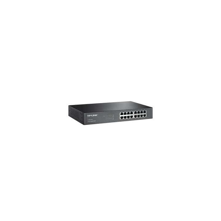 Switch Gigabit no administrable de 16 puertos 10/100/1000 Mbps para escritorio/rack