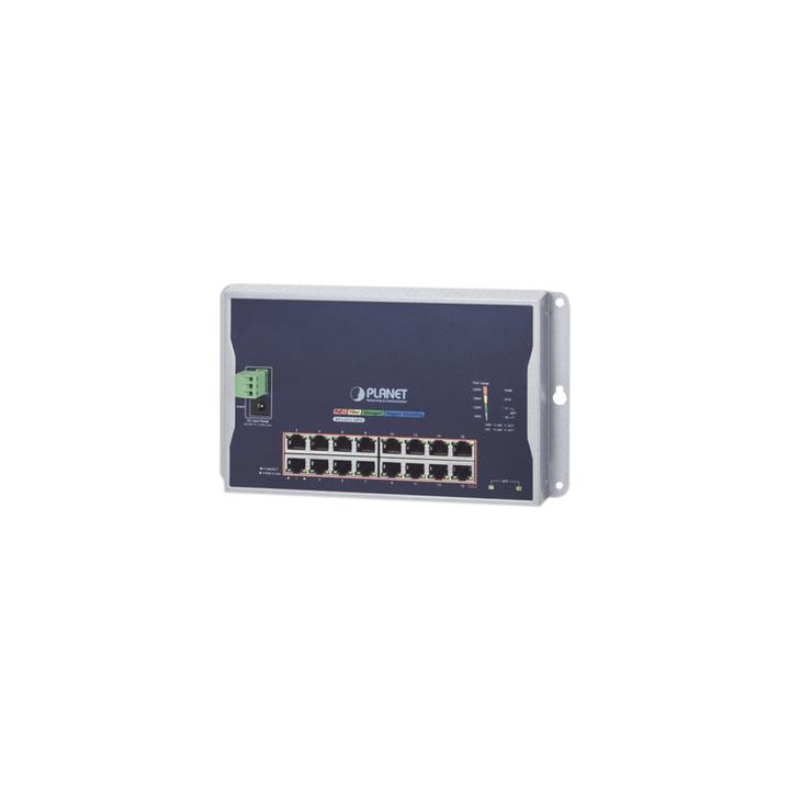 Switch Industrial Administrable Capa 2 de Pared,16 Puertos PoE 802.3at Gigabit y 2 Puertos SFP