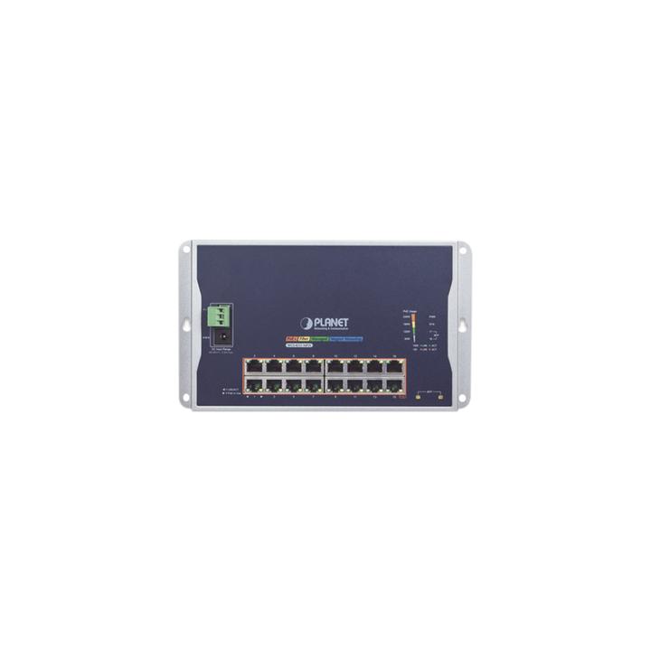 Switch Industrial Administrable Capa 2 de Pared,16 Puertos PoE 802.3at Gigabit y 2 Puertos SFP