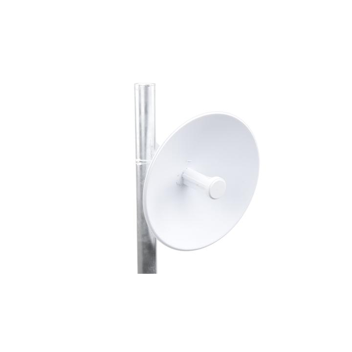 PowerBeam airMAX M5, larga distancia, frecuencia 5 GHz (5170-5875 MHz) con antena tipo plato de 25 dBi
