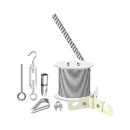 Kit  de Sujeción de Mástil de 3 Metros a Piso de Concreto.