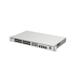 Switch administrable Capa 2+ Plus, 24 puertos SFP con 8 puertos Ethernet Gigabit y 4 SFP+ gestión en la nube