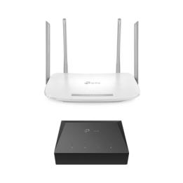 Kit de ONU Gigabit XZ000G3 con Router Router Inalámbrico ISP doble banda AC, Hasta 1167 Mbps, 4 antenas externas