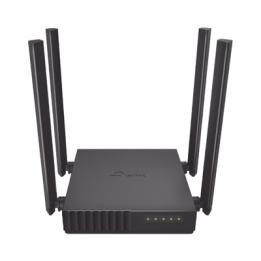 Router Inalámbrico doble banda AC, 2.4 GHz y 5 GHz Hasta 1200 Mbps, 4 antenas externas omnidireccional, 4 Puertos LAN