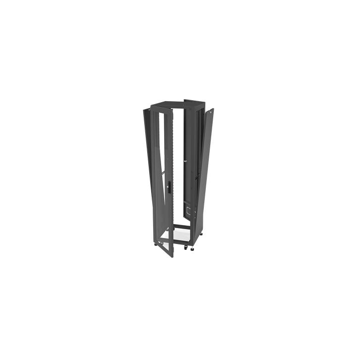 Gabinete para Telecomunicaciones Rack Estándar de 19", 42UR, 600 mm Ancho x 600 mm Profundidad. Fabricado en Acero, Se