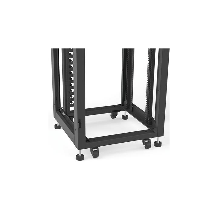 Gabinete para Telecomunicaciones Rack Estándar de 19", 42UR, 600 mm Ancho x 600 mm Profundidad. Fabricado en Acero, Se