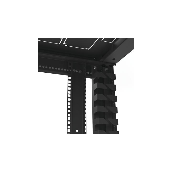 Gabinete para Telecomunicaciones Rack Estándar de 19", 42UR, 600 mm Ancho x 600 mm Profundidad. Fabricado en Acero, Se