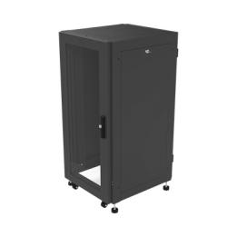 Gabinete Profesional para Telecomunicaciones de 19in, Instalación a Piso, 24UR, 600 mm Profundidad, Se envía el