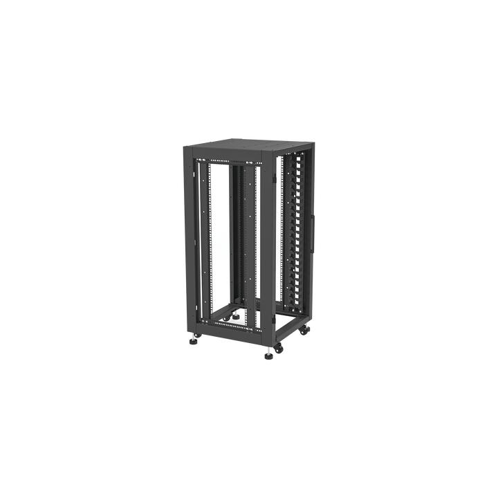 Gabinete Profesional para Telecomunicaciones de 19in, Instalación a Piso, 24UR, 600 mm Profundidad, Se envía el